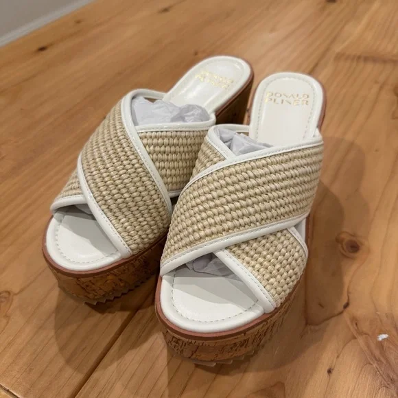 Donald J. Pliner Women's Wicker Wedges - Picture 1 of 7